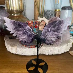 Amethyst Pegasus with stand High Quality Amethyst Crystal Unicorn Crystals