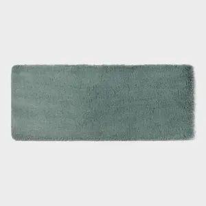 24"x60" Spa Plush Bath Rug Sage Green - Threshold