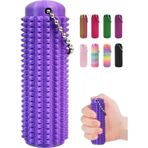 Pain Fidget Toys for Adults, Spiky Sensory Anxiety Relief Stimming Tools, Pocket Stress Fidget Keychain with Spiky Texture, Pain Stim Fidget for Adults Anxiety & Stress Management