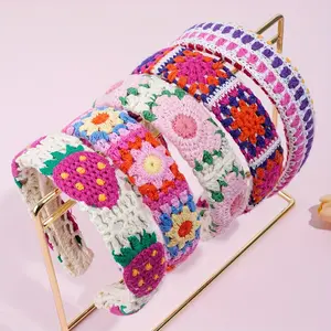 Zincqi Hair Accessories Colorful Flower Headband Sweet Strawberry Cherry Headband Elegant Multi functional Fashion Hair Accessories Don't Hurt Hair