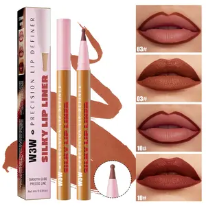 Multicolor Waterproof Lip Liner Pencil, Lip Liner Stain, Natural Lip Line Definition, Long-Lasting No Smudge, Easy to Apply, Commute Makeup, Suitable for All Women