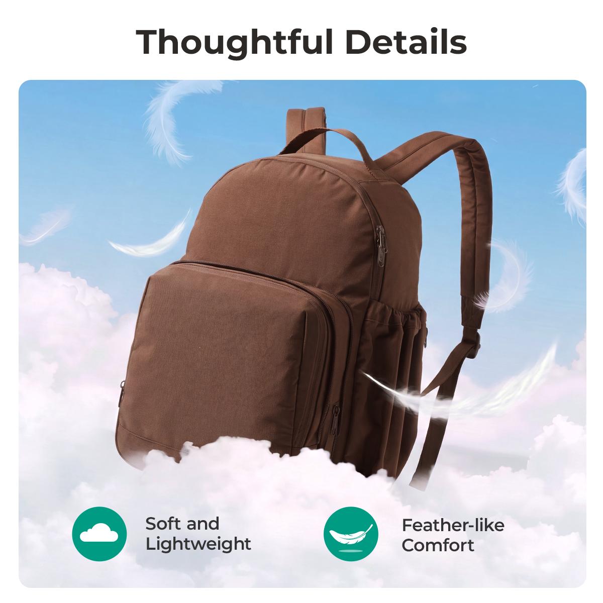 【NEW IN】BAGSMART Commuter Backpack With Detachable Insulated Lunch Pouch Set, 32L Large Capacity 15.6" Laptop Backpack, Water Repellent Lightweight Work Bag For Women Men Daily Commute Travel Super Brand Day tiktokshopbacktoschool