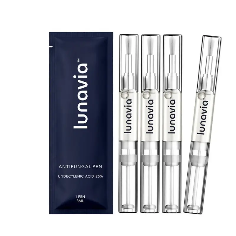 Lunavia Antifungal Pen - 25% Undecylenic Acid Nail Repair Treatment for Athlete's Ft, Jock Itch, Ringworm Cure