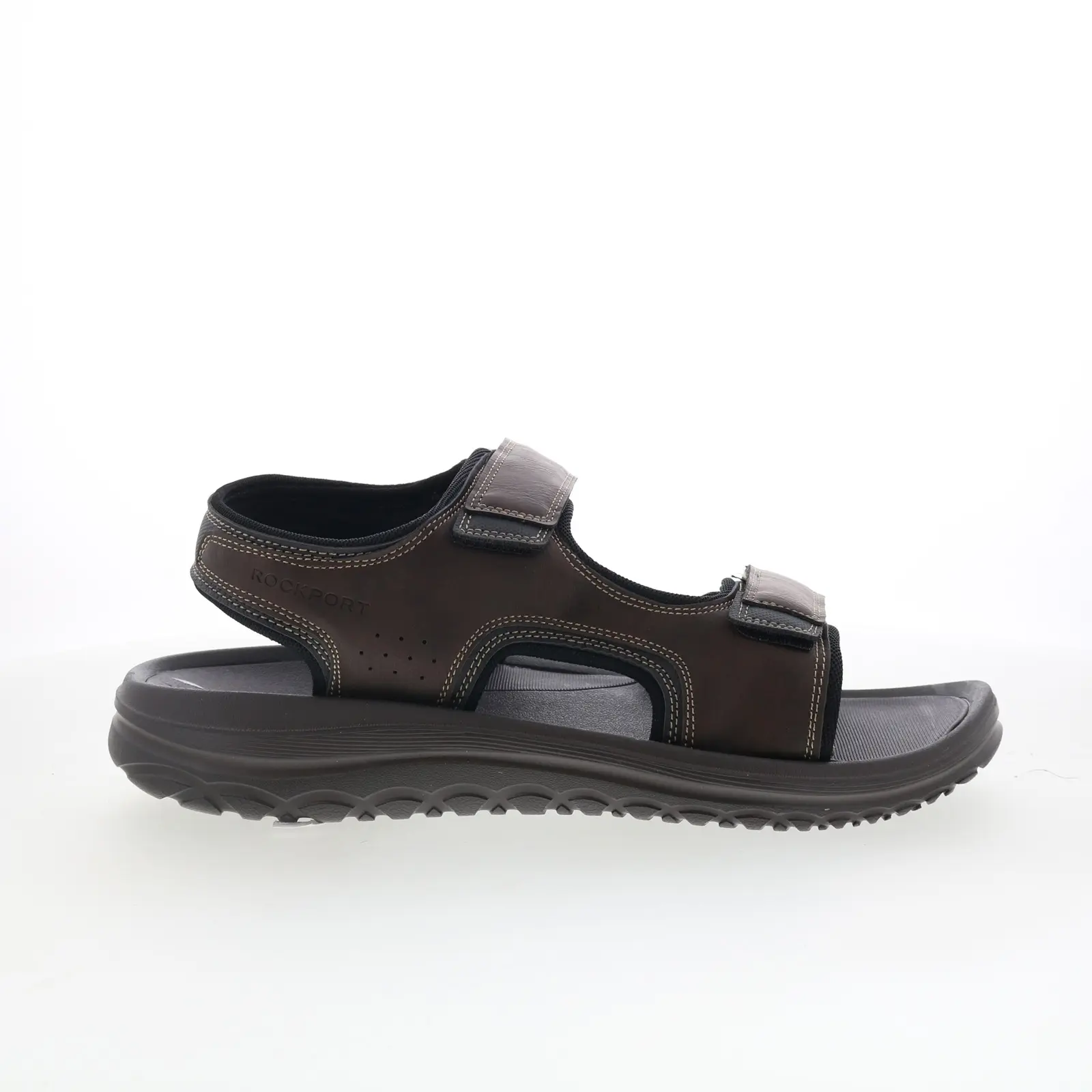 Rockport Hutch-C RMHUTCH-C Mens Brown Synthetic Strap Sport Sandals Shoes