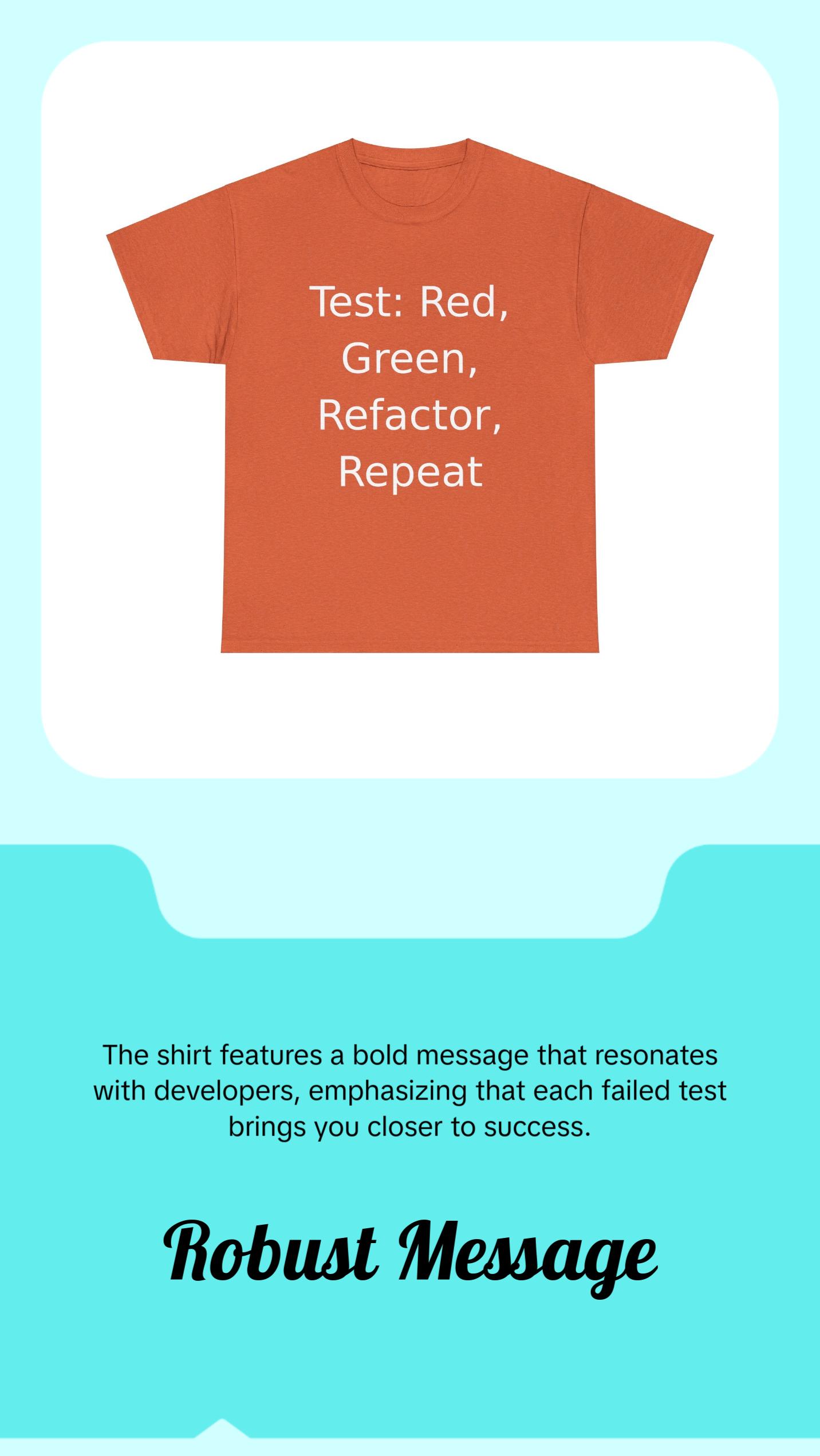 Test-Driven Development T-shirt