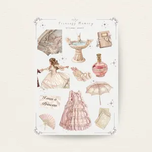 Princess Memory Sticker Sheet
