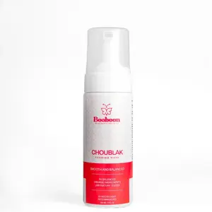 Booboon Choublack Foaming Wash | pH-Balanced Organic Aloe Vera & Hibiscus Extract for Gentle Hydrating Intimate Care