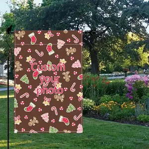 1pc Custom Linen Garden Flag 12"x18" - Personalized Double-Sided Print Outdoor Yard Banner - Custom Design Lawn Flag for Christmas Present & Home Decor - Fits Standard Flagpoles (Pole Not Included)