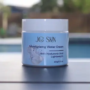 JC SKIN Moisturizing Water Cream with Hyaluronic Acid Lightweight 60g/2 fl oz for Hydrated Skin