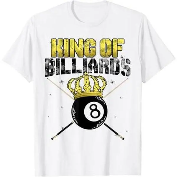 King Of Billiards Pool Queue Snooker Billiard Player Cue T-Shirt
