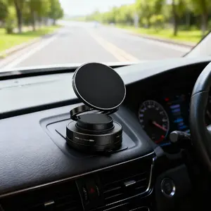 360° vacuum magnetic phone holder, hands-free, suitable for outdoor entertainment, mirrors, showers, and smooth surfaces. Strong suction cup magnetic car phone holder, suitable for all smartphones and all car models, adjustable mount