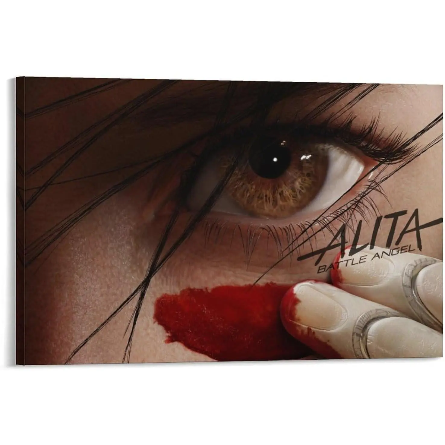 Alita Battle Angel Movie Poster Cyberpunk Cityscape Canvas Wall Art (15) Poster Cool Artworks Painting Wall Art Canvas Prints Hanging Picture Home Decor Posters 16x24inch(40x60cm)