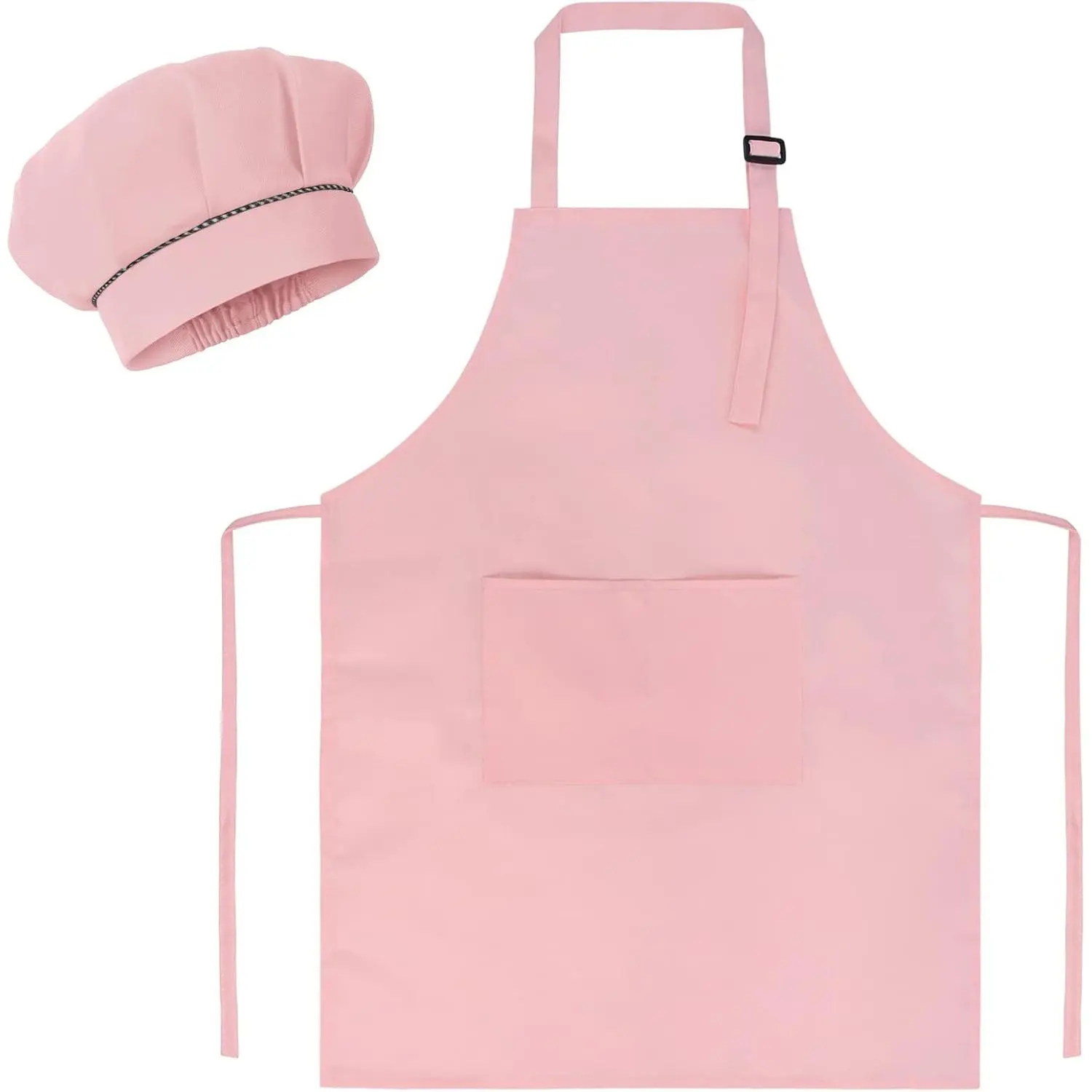 Mama's Modern Polyester Chef's Apron and Hat Set - Lightweight, Comfortable, Adjustable Strap for Kitchen Cooking, Baking (Birthday, Christmas Gift Option)