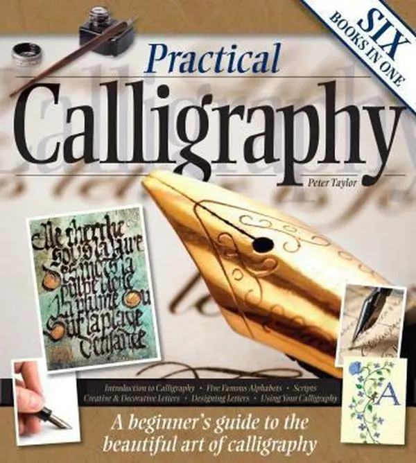 Used Practical Calligraphy Book by Peter Taylor - Lettering, Alphabet Scripts, History, Handwriting Tutorial (Humanities & Social Sciences, History & Culture Category)