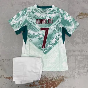 7# Ronaldo 2026 Away Kids' Short-Sleeve Soccer Jersey Set: A Breathable, Casual, and Sporty Jersey for Everyday Wear