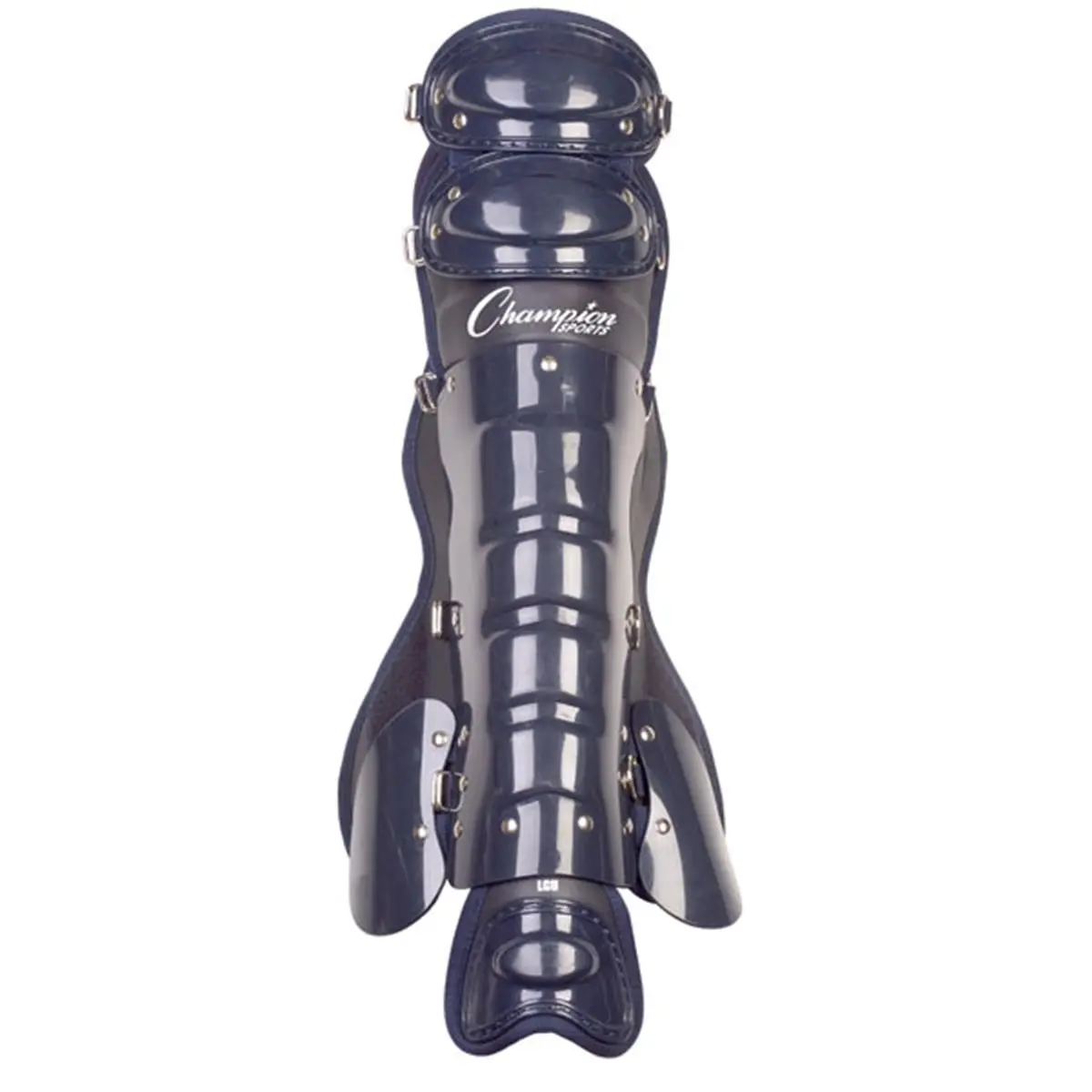 Champion Sports LG87 Professional Umpire Leg Guard, Black