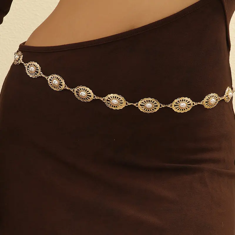 Vintage Waist Chain for Women, Boho Style Fashion Waist Belt for Party, Daily Clothing Decor, Trendy All-match & Exquisite Jewelry for Birthday Gift, African Waist Jewelry, Body Jewelry, Body Jewellery
