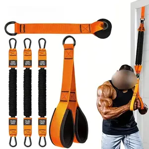 Heavy-Duty Adjustable Resistance Training Equipment, Workout Straps, 225 lbs Resistance Band for Full-Body Strength Training (Arms, Back, Core and Shoulders), Home & Gym Workout