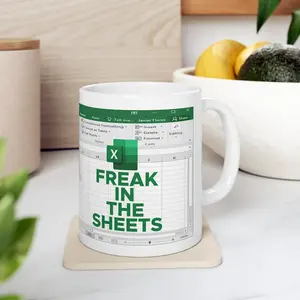 Freak in the Sheets Mug Funny Office Gift