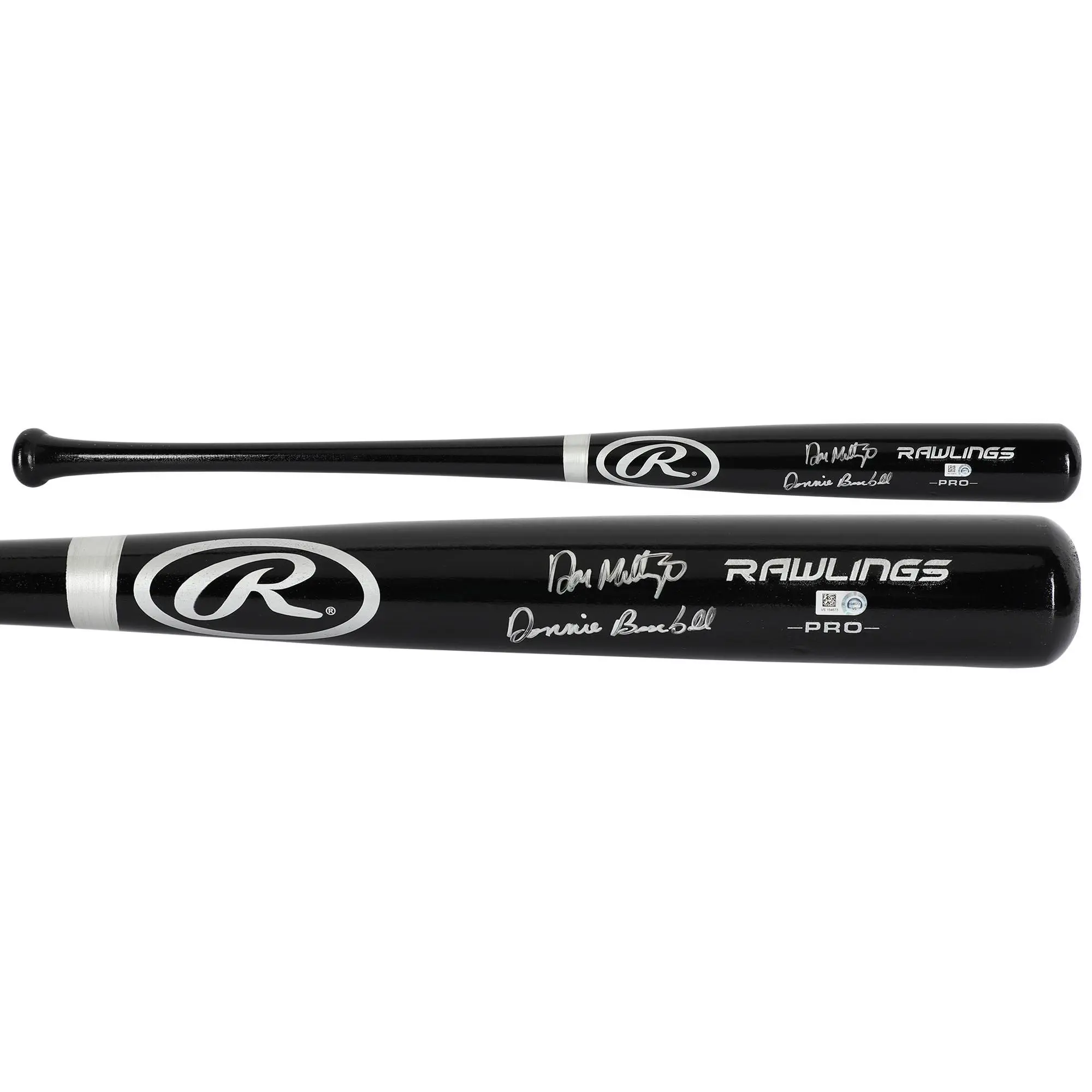 Don Mattingly New York Yankees Autographed Rawlings Pro Black Bat with "Donnie Baseball" Inscription - Fanatics Authentic Certified