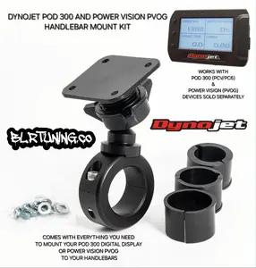 DYNOJET HANDLEBAR MOUNT KIT FOR POD 300 AND ORIGINAL POWER VISION PVOG
