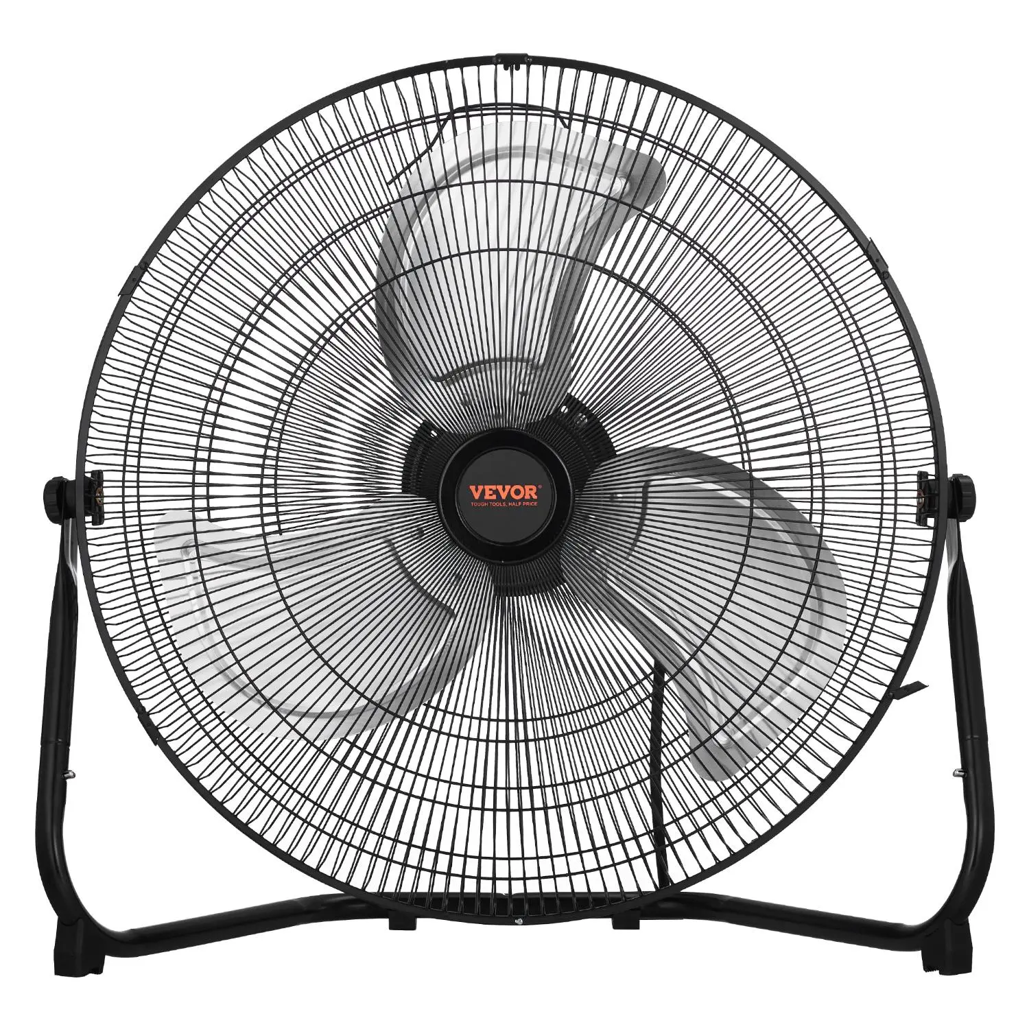 【Summerfinds】VEVOR cooler Floor Fan 3 Speeds High Velocity Heavy Duty 20 Inch Industrial Fan4800 CFM 360° Adjustable Tilt 21.33 ft/sec Airflow Large Metal Fanfor HomeGymOfficeGarageCommercial Shop & Bedroom, Standing Fan, Cooling Fan