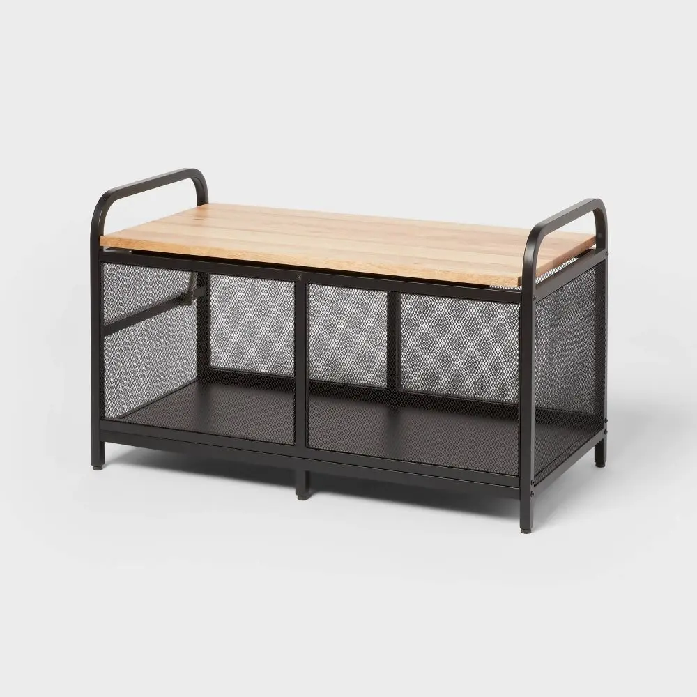 Metal Storage Bench - Brightroom