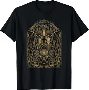 100% Cotton WB100 Interview with the Vampire Vintage Medieval Vampire T-Shirt
