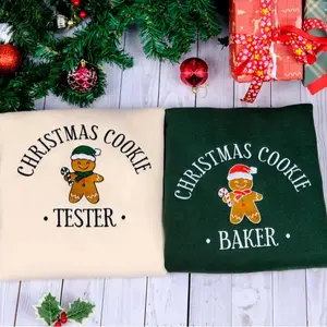 Cookie Baker Sweatshirt, Cookie Tester Sweater, Gingerbread Bakery, Gingerbread Shirt
