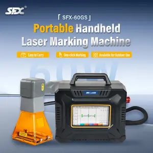 SFX 60W Optional Marking Area  70x70mm or 100x100mm Plug-In Laser Engraving Machine Metal Marker