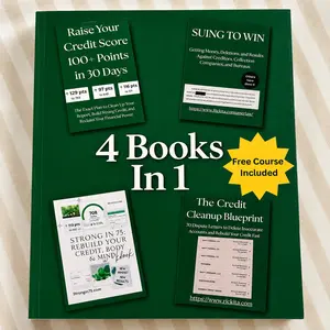 4-in-1 Credit Repair Book All 4 Books Combined Into One Powerful Guide