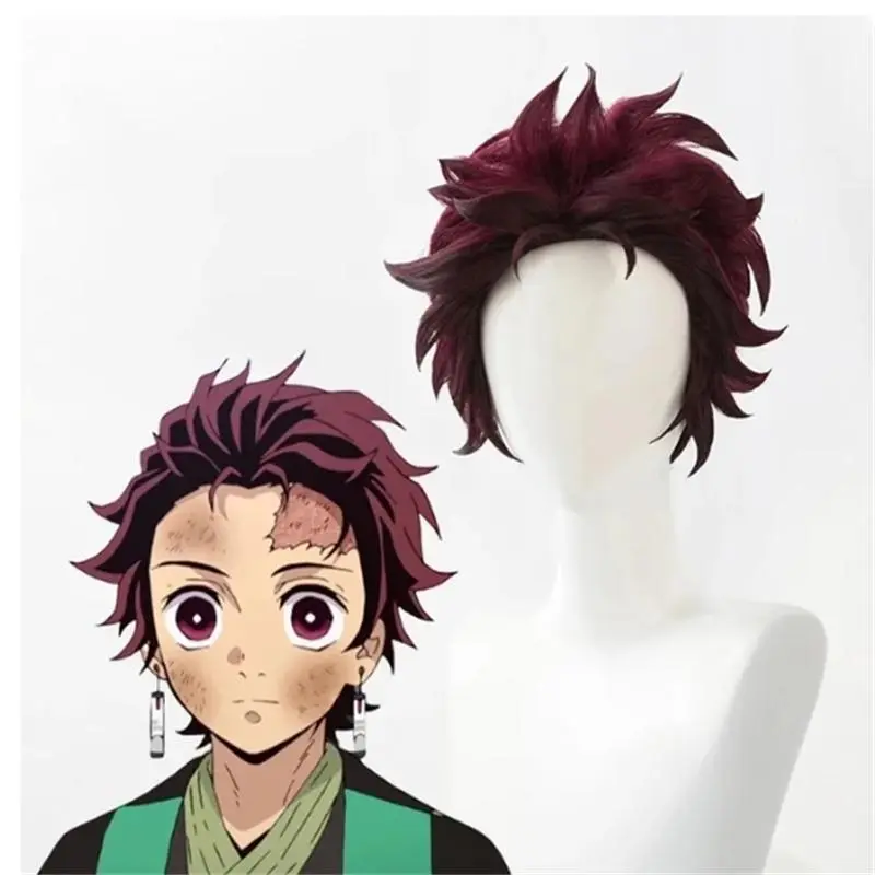 Kamado Tanjirou Anime Cosplay Costume, Demon Slayer Kimetsu No Yaiba Outfit for Kids & Adults, Halloween Gift (Toys & Hobbies Specialty DIY Supply)