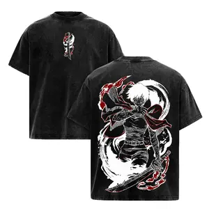 Jujutsu Kaisen Maki Zenin Vintage Acid Wash Graphic T-Shirt | Heavyweight Cotton Oversized Anime Streetwear Top for Men Women | Awakened Cursed Tool Retro Manga Tee | Casual Y2K Japanese Cosplay Apparel | Trending JJK Merch & Best Gift Anime Clothing