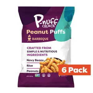Barbeque Flavor Protein Peanut Puff (Pack of 6)