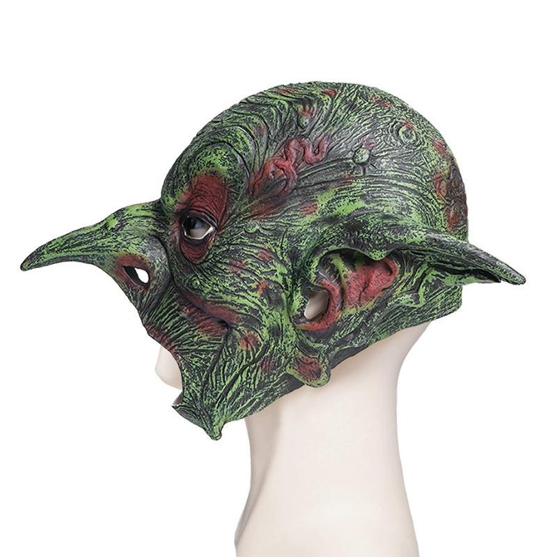Goblin Mask Evil Orc Masks Greepy Gnome Face Masques Latex Mascarillas Goblinoid Mascaras Halloween Costume Carnival Helmet Prop men andwomen cosplay