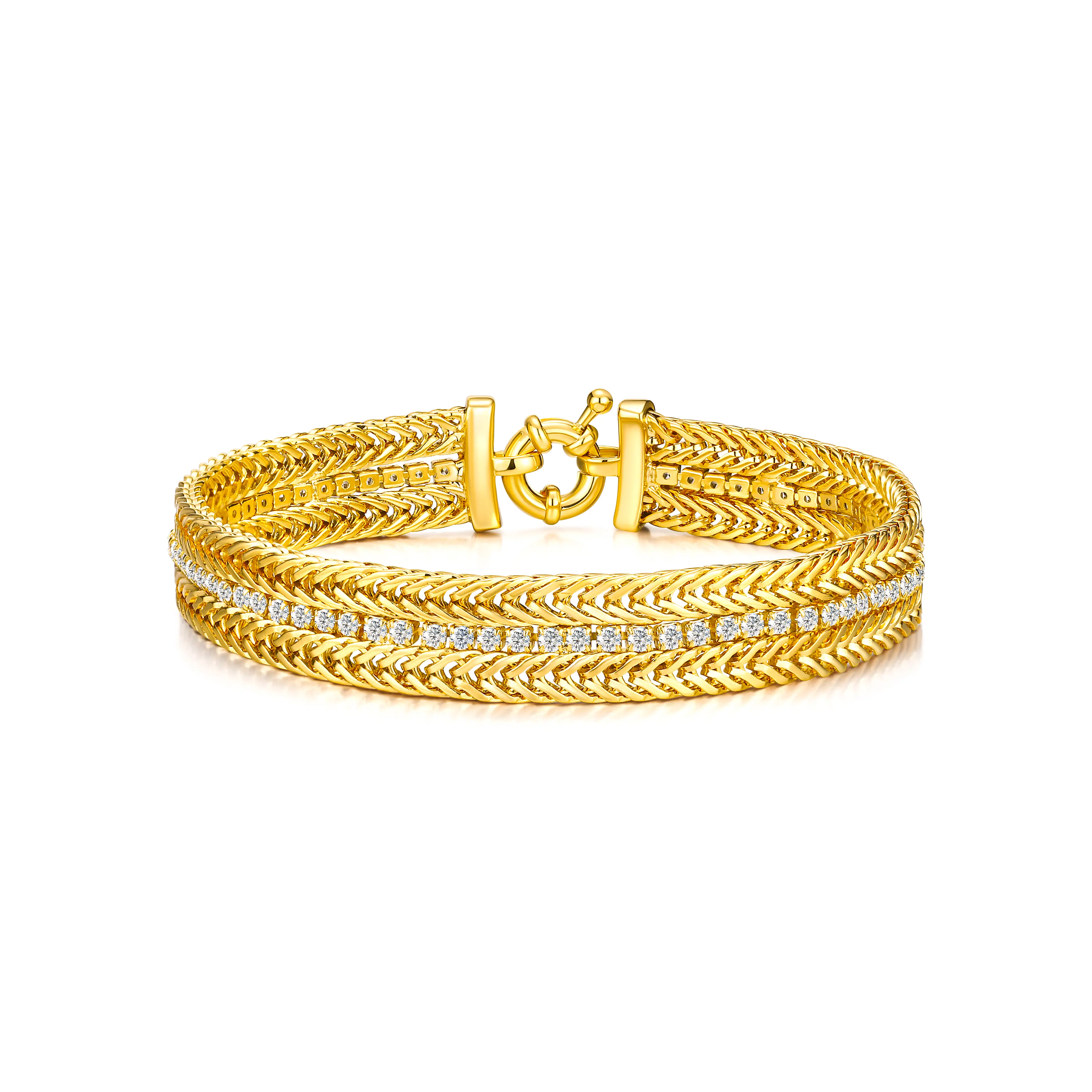 This vintage-style braided straw bracelet is hypoallergenic, making it the perfect Valentine's Day gift for her.