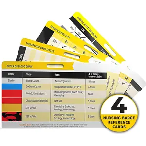 Badge Guru  Flash Cards - Lab Values Reference Cards for , Doctors, EMTs,  Students and Med School Students (Lab Values)