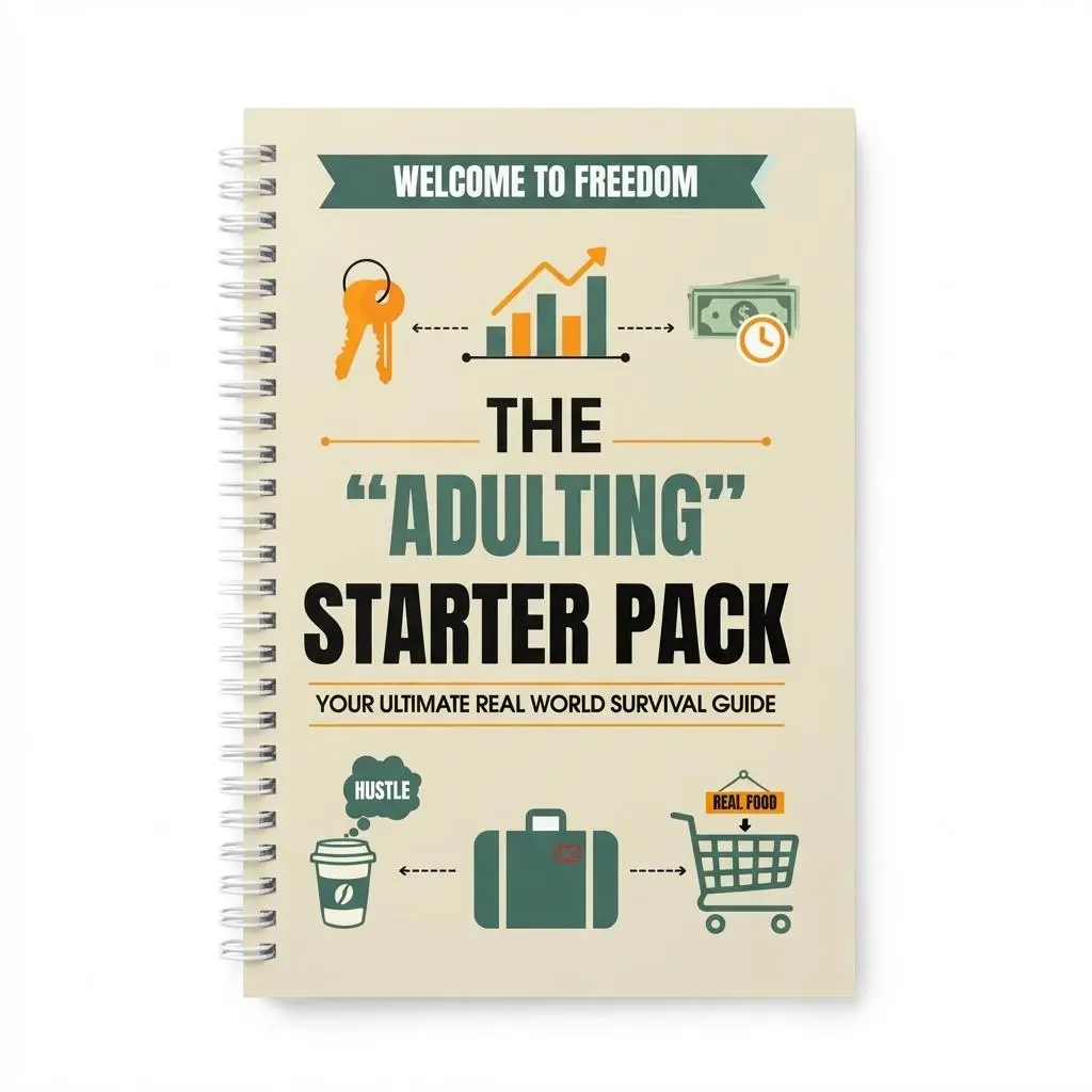 The "Adulting" Starter Pack - Gift Card Book - Funny Graduation Gift 2026 for High School Seniors & Freshmen - Dorm Essentials Inspirational Card Inspirational Greeting Card