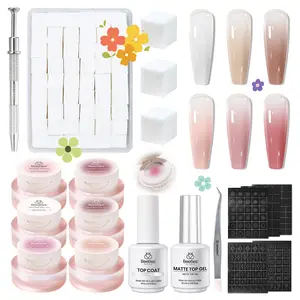 【Exclusive to TikTok】Beetles Pat Pat Gel Painting Gel Nail Polish Set - with Soft Nail Sponges & Grabbing Pen Ombre Effect Nails Art Design Nail Art DIY at Home Easter Nail Designs Spring FloralNails VacationNails   newyearnewme valentinesday