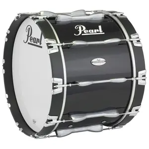 Pearl Championship Maple Marching Bass Drum 20x14 Inch Midnight Black