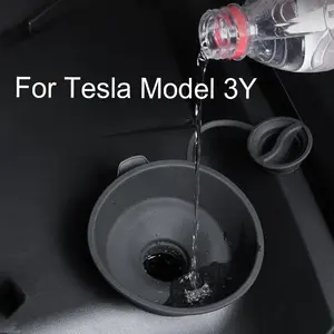 Suitable for Tesla Model Y3 glass wiper water filling port enlarged funnel leak proof modification accessories