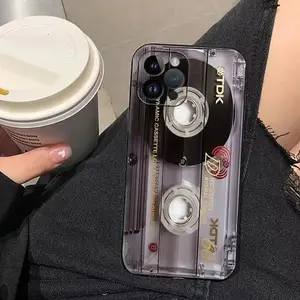 Retro magnetic iPhone case, shockproof and anti slip protective cover, suitable for iPhone 17/16/15/14/13/12/11/Pro/ProMax/Plus/Air/X/XS/XSMAX/E series, birthday gift, holiday gift, couple phone case