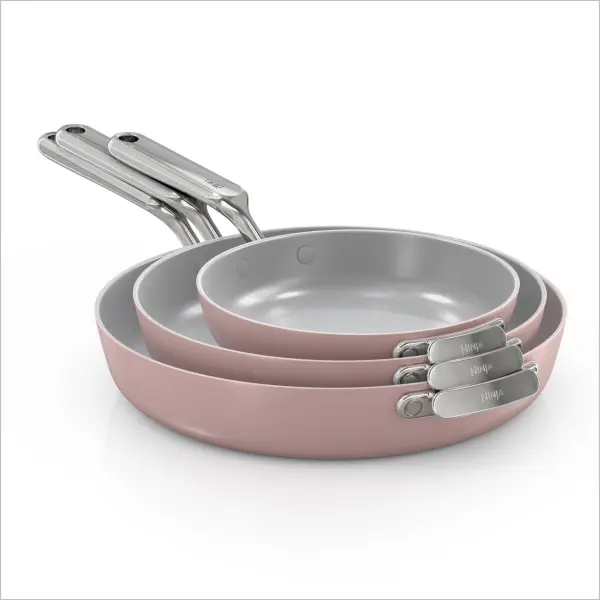 Ninja NeverQuit 3-Piece Fry Pan Ceramic Cookware Set - CQ13000