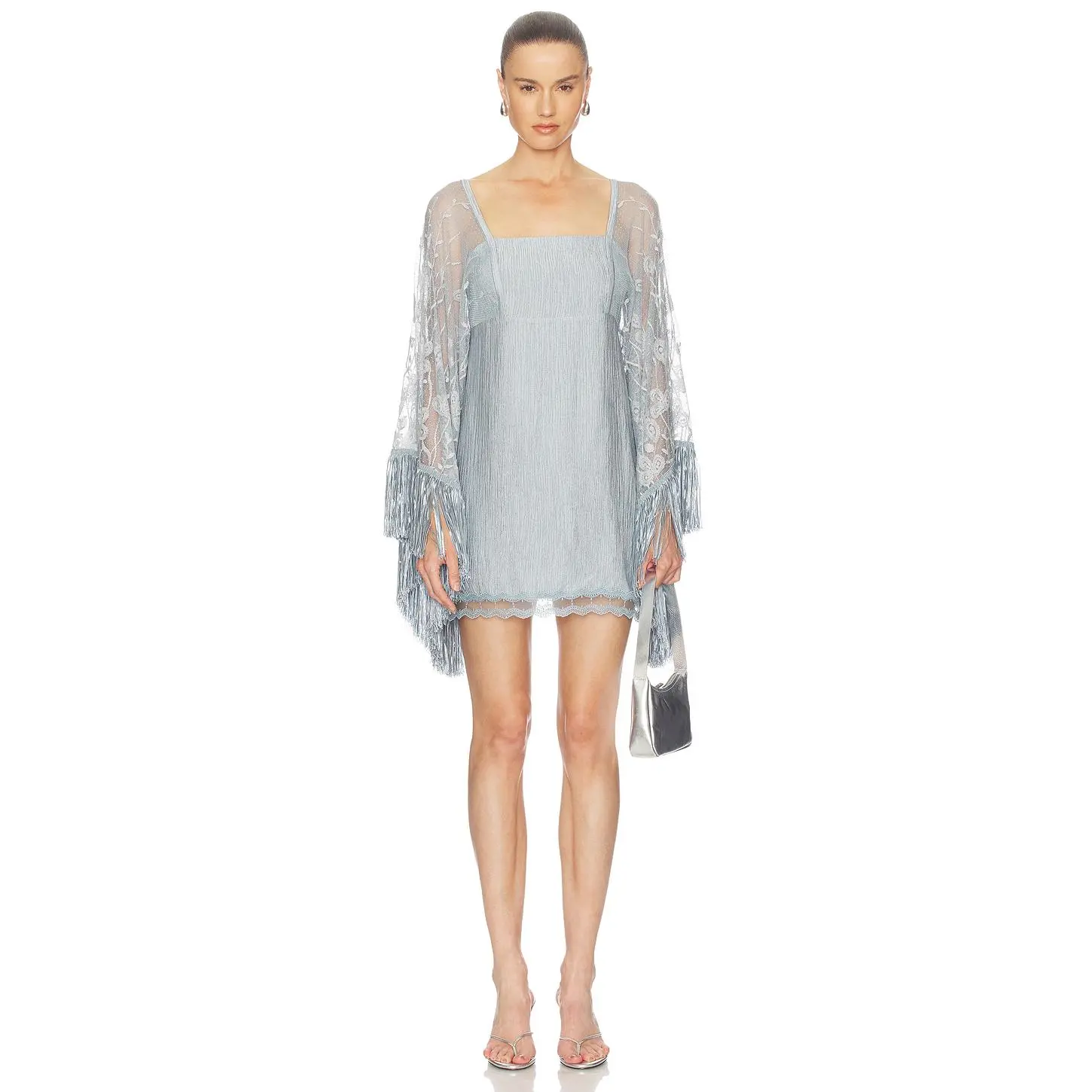 Alexis Lidoria Dress in Dusty Blue