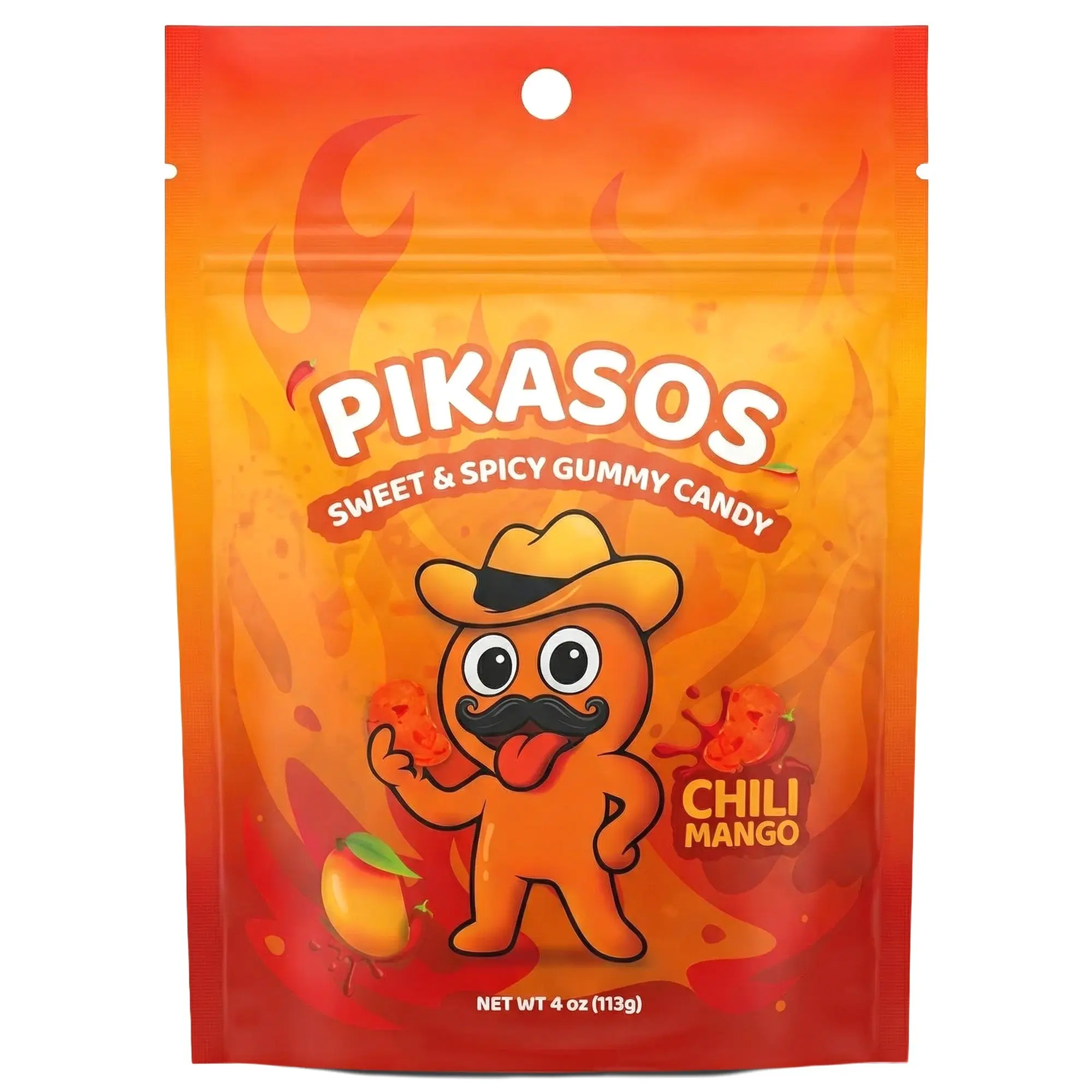 Pikasos: Chili Mango - Sweet & Spicy Gummy Candy Pikasos: Chili Mango - Sweet & Spicy Gummy Candy