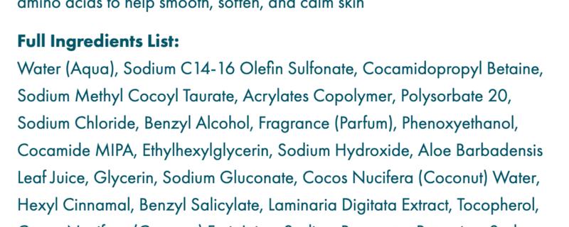 Hydrating Gel Body Wash