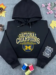 Michigan embroidered Sweatshirt and Hoodie