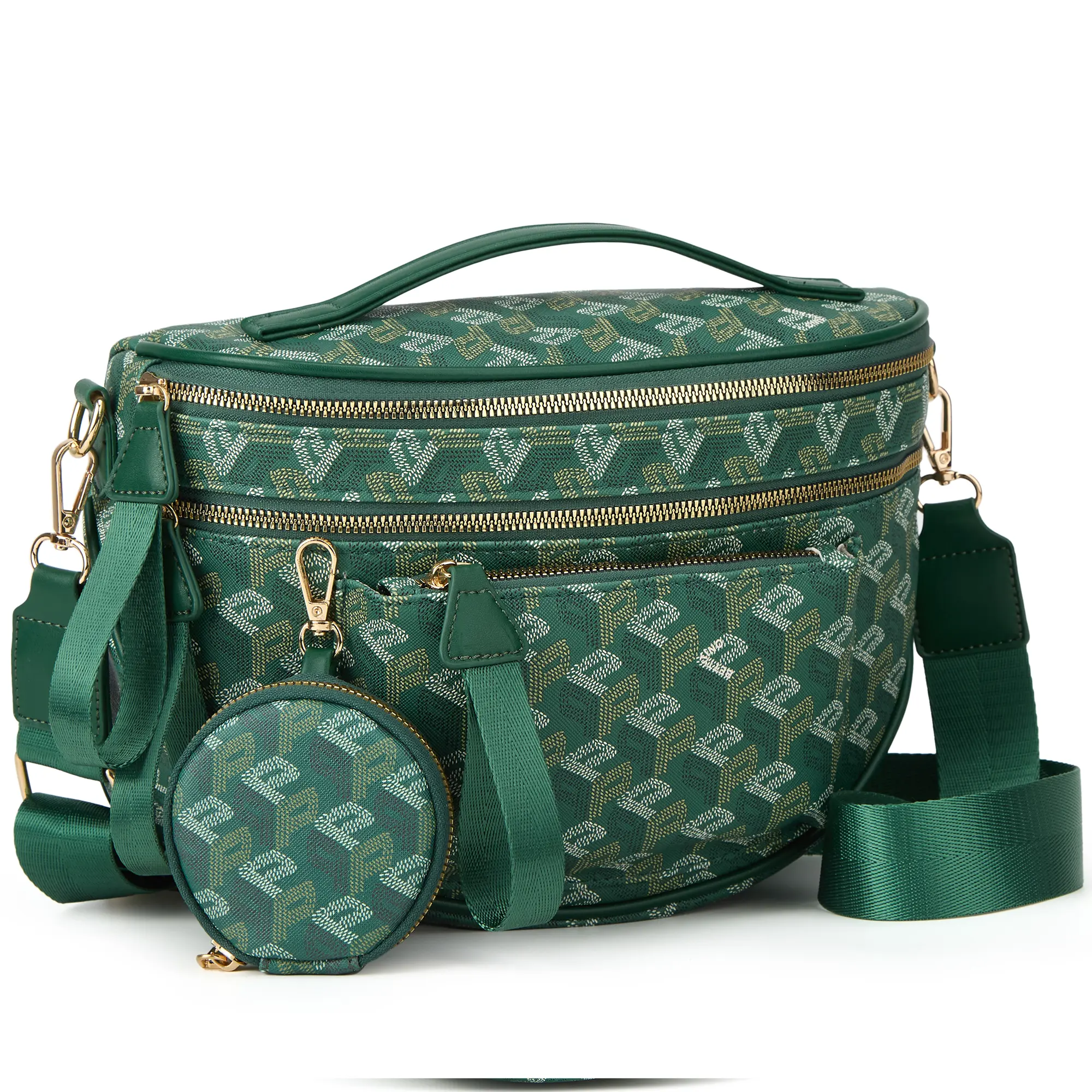Spacious Checkered PU Leather Crossbody Bag Bum Bag Checkered Handbags Wallets for Women tiktokshopspringglowup summerwins,summerwins Casual Bum Bag