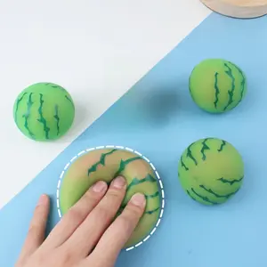 Color Changing Watermelon Squishy Toy, Realistic Fruit Stress Relief Fidget