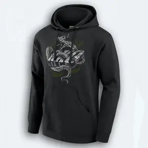 Randy Orton RKO Metal Hoodie Mens Black Wrestling Fan Apparel Viper Graphic Sweater Unisex Fit Made in USA